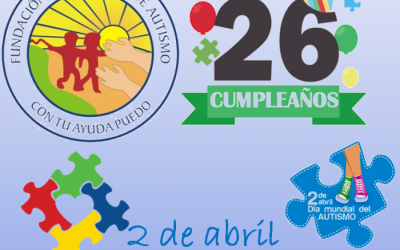 2 de abril Dia internacional sobre la concienciación del autismo y mes aniversario de la fundación dominicana de autismo, Inc. 